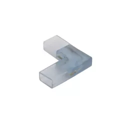 Złącze L 10 mm kątowe do taśm na 230V do wysokonapięciowych pasków led - 8433325184773