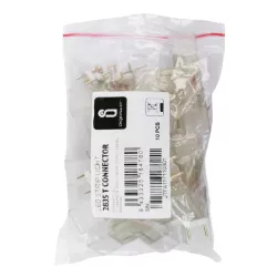 Złącze T 10mm trójnik do taśm na 230V do wysokonapięciowych pasków led - 8433325184780