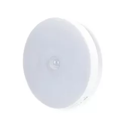 Lampka nocna zimna LED z czujnikiem PIR ładowana z USB 0.5W/12lm 6500K - 8433325284657