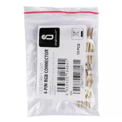 Złącze 10 mm 4-pinowe connector do wysokonapięciowej taśmy RGB na 230V - 8433325184841