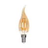 Żarówka świecowa LED 4W/230V Filament CL35 E14 barwa bursztynowa 400lm - 8433325285463