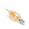 Żarówka świecowa LED 4W/230V Filament CL35 E14 barwa bursztynowa 400lm - 8433325285463