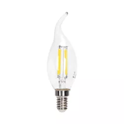 Żarówka świecowa LED 4W/230V Filament CL35 E14 biała zimna 470lm - 8433325285470