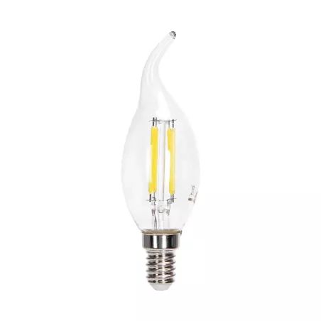 Żarówka świecowa LED 4W/230V Filament CL35 E14 biała zimna 470lm - 8433325285470