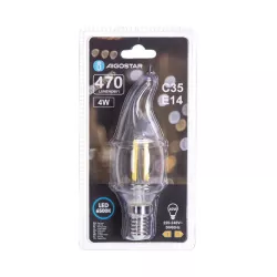 Żarówka świecowa LED 4W/230V Filament CL35 E14 biała zimna 470lm - 8433325285470