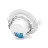 Podtynkowy okrągły downlight LED z regulowanym kątem 5W biały ciepły - 8433325285845