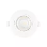Podtynkowy okrągły downlight LED z regulowanym kątem 5W biały ciepły - 8433325285845
