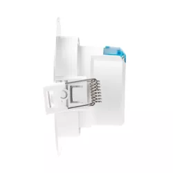 Podtynkowy okrągły downlight LED z regulowanym kątem 5W biały ciepły - 8433325285845