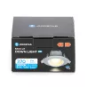Podtynkowy okrągły downlight LED z regulowanym kątem 5W biały ciepły - 8433325285845