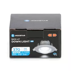 Podtynkowy okrągły downlight LED z regulowanym kątem 5W Światło - 8433325285869