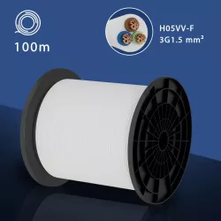 Kabel H05VV-F 3G 1.5mm² biały - 8433325286040