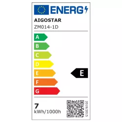 LED Metalowy kinkiet biały  6.5W - 8433325286194