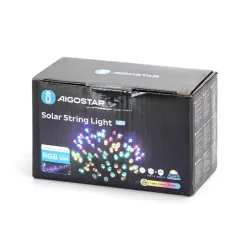 Łańcuch solarny girlanda LED 100 kolorowych lampek RGBY długość 10mb - 8433325286675