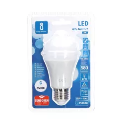 LED A60 E27 6W z czujnikiem podczerwieni - 8433325287337