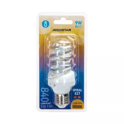 Świetlówka spiralna LED E14 9W - 8433325287351