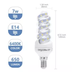 Świetlówka spiralna LED E14 7W - 8433325287412