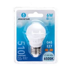 LED G45 E27 6W - 8433325287498