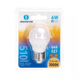 LED G45 E27 6W - 8433325287504