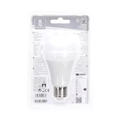 LED A60 E27 6W z czujnikiem podczerwieni - 8433325287535