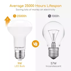 Żarówka diodowa skupiona LED R63 E27 9W 840lm 3000k biała ciepła - 8433325287597