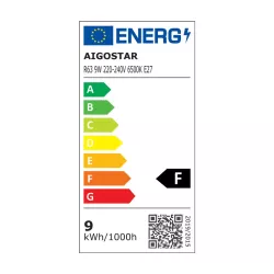 Żarówka diodowa skupiona LED R63 E27 9W 840lm 6500k biała zimna - 8433325287603