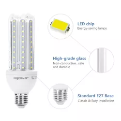 Żarówka LED W Kształcie U 4U E27 23W zimna 6500k - 8433325287627