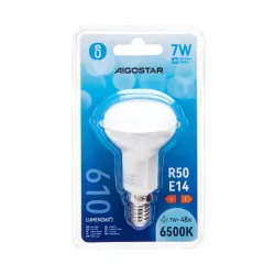 Żarówka diodowa skupiona LED R50 E14 7W 6500k 610lm biała zimna - 8433325287672