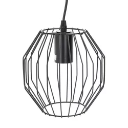 Żelazna lampa wisząca bez źródła światła E27 - 8433325287887