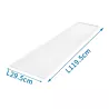Panel plafon 295x1195mm LED 40W neutralny podświetlenie krawędziowe - 8433325288884