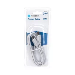 Kabel do drukarki USB 2.0 AM-BM 1,8 m szary - 8433325290023