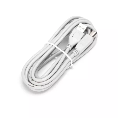 Kabel do drukarki USB 2.0 AM-BM 3 m szary - 8433325290030