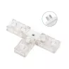 Złącze T 8 mm trójnik do taśm na 230V do wysokonapięciowych pasków led - 8433325290399