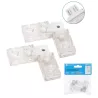 2xZłącze L10mm kątowe do taśm na 230V do wysokonapięciowych pasków led - 8433325290429
