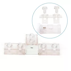 Złącze T 10mm trójnik do taśm na 230V do wysokonapięciowych pasków led - 8433325290436