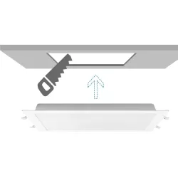 Oprawa podtynkowa LED 24W kwadratowa 3000K ciepła - 8433325291037