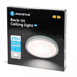 Oprawa natynkowa LED 24W okrągła 4000K neutralna - 8433325291075