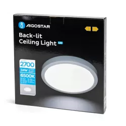 Oprawa natynkowa LED 24W okrągła 6500K zimna - 8433325291082