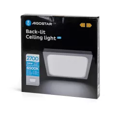 Oprawa natynkowa LED 24W kwadratowa 6500K zimna - 8433325291112