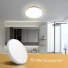 Plafon LED odporny na wilgoć 24W 6500K zimny, śr. 28 cm, wys. 5 cm - 8433325291532