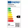 Plafon LED odporny na wilgoć 24W 6500K zimny, śr. 28 cm, wys. 5 cm - 8433325291532