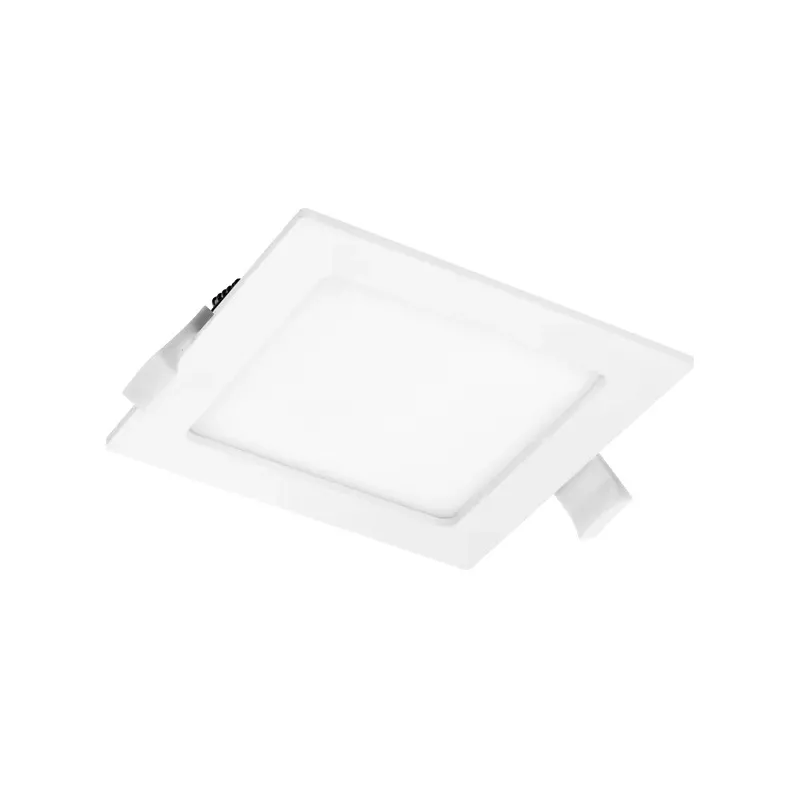 Ultracienki kwadratowy downlight podtynkowy LED E6 18W Światło - 8433325291976