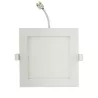 Ultracienki kwadratowy downlight podtynkowy LED E6 18W Światło - 8433325291976