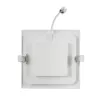 Ultracienki downlight LED E6 18W kwadratowy 4000K neutralny - 8433325291983