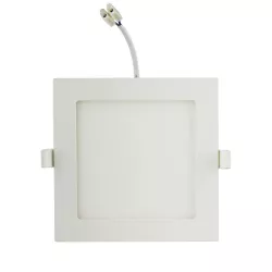 Ultracienki kwadratowy downlight podtynkowy LED E6 18W Żółte - 8433325291990