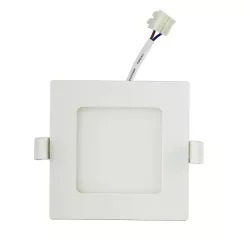 Ultracienki kwadratowy downlight podtynkowy LED E6 9W Światło białe - 8433325292065