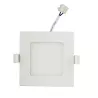 Ultracienki kwadratowy downlight podtynkowy LED E6 9W Światło białe - 8433325292065