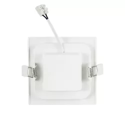 Podtynkowy kwadratowy downlight LED E6 6W Światło białe - 8433325292096