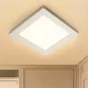 Plafon LED natynkowy kwadratowy 18W 3000K krawędziowy, 22,7×22,7 cm - 8433325292140