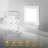 Plafon LED natynkowy kwadratowy 12W 6000K krawędziowy, 17,2×17,2 cm - 8433325292188