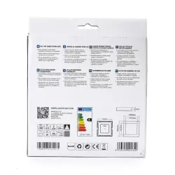 Plafon LED natynkowy kwadratowy 12W 6000K krawędziowy, 17,2×17,2 cm - 8433325292188